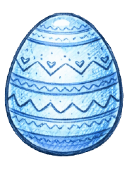 Blue Skies Basket egg