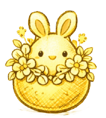 Golden Glow Basket egg