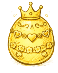 Golden Glow Basket egg
