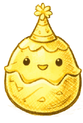 Golden Glow Basket egg