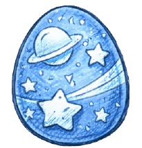 Blue Skies Basket egg