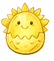 Golden Glow Basket egg