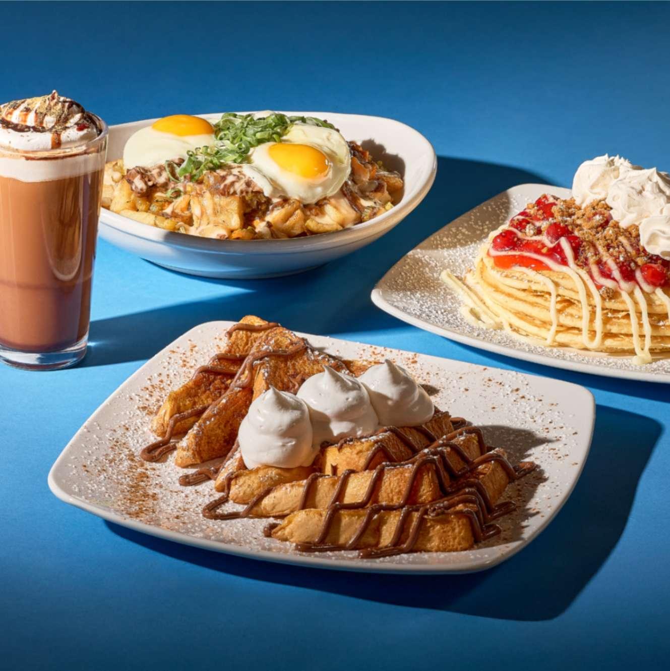 Stacked Pancake and Breakfast House